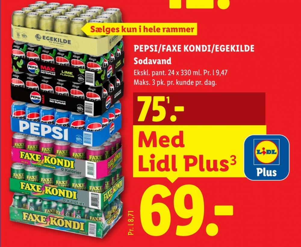 Pepsi Max, Cola 24 pk.