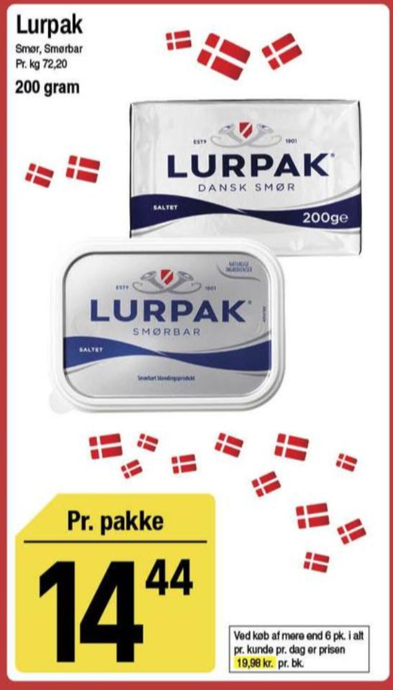 Lurpak, Smørbar