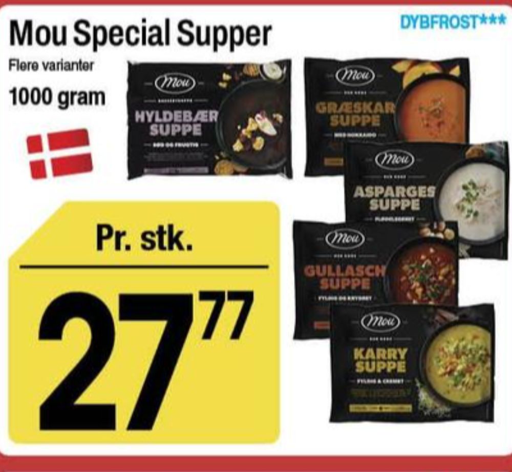 Mou, Aspargessuppe