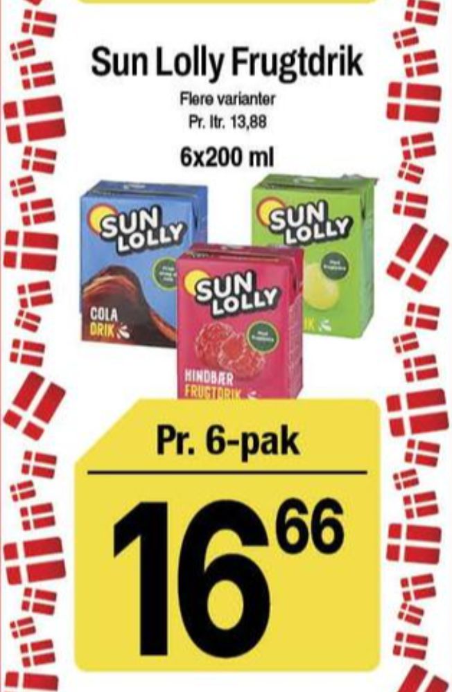 Sun Lolly, Drikkeklar Coladrik