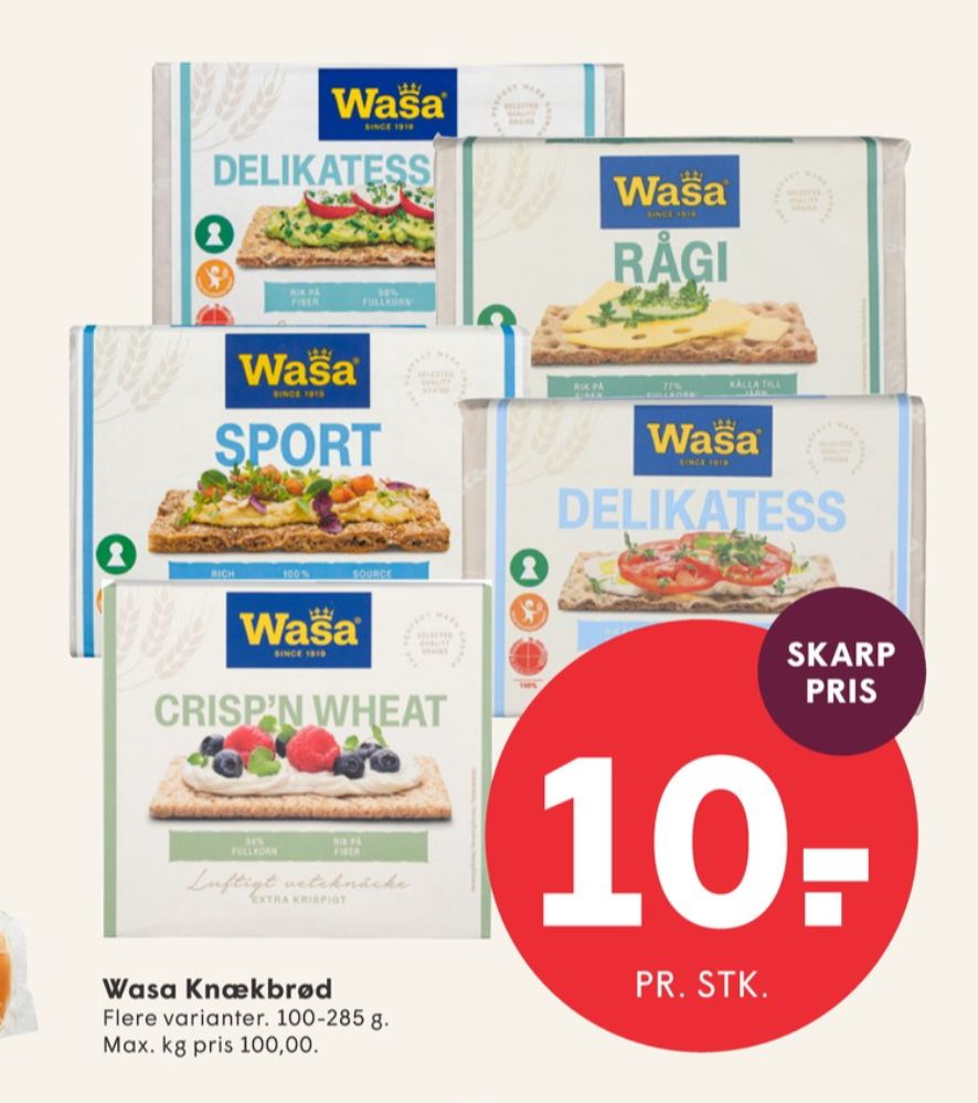 Wasa, Delikatesse Sesam knækbrød