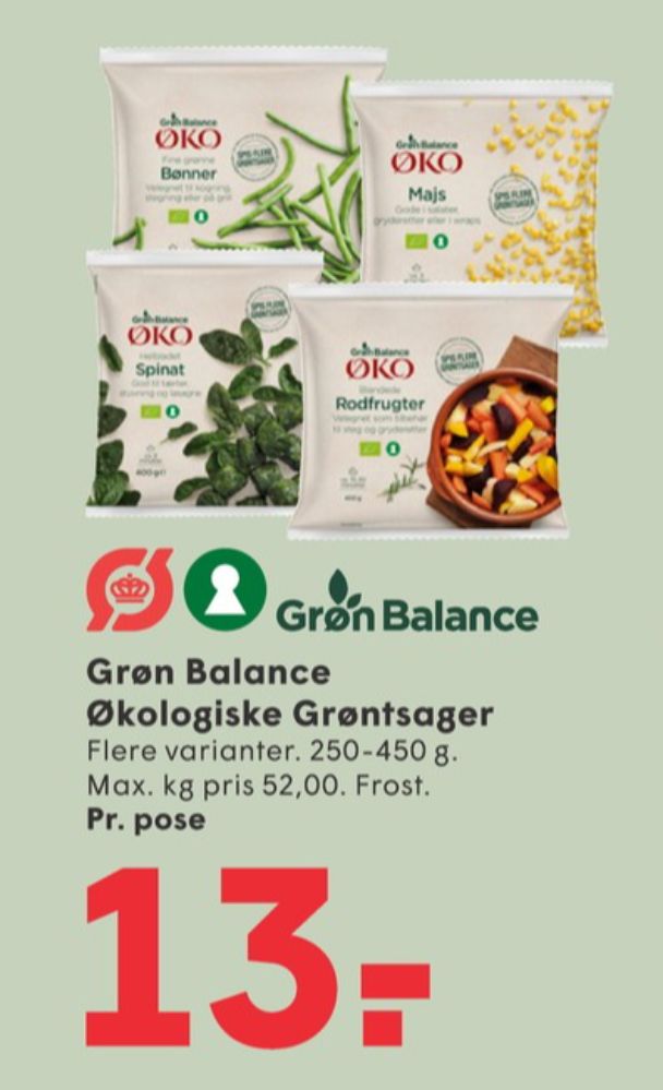 Grøn Balance, Spinat-blade
