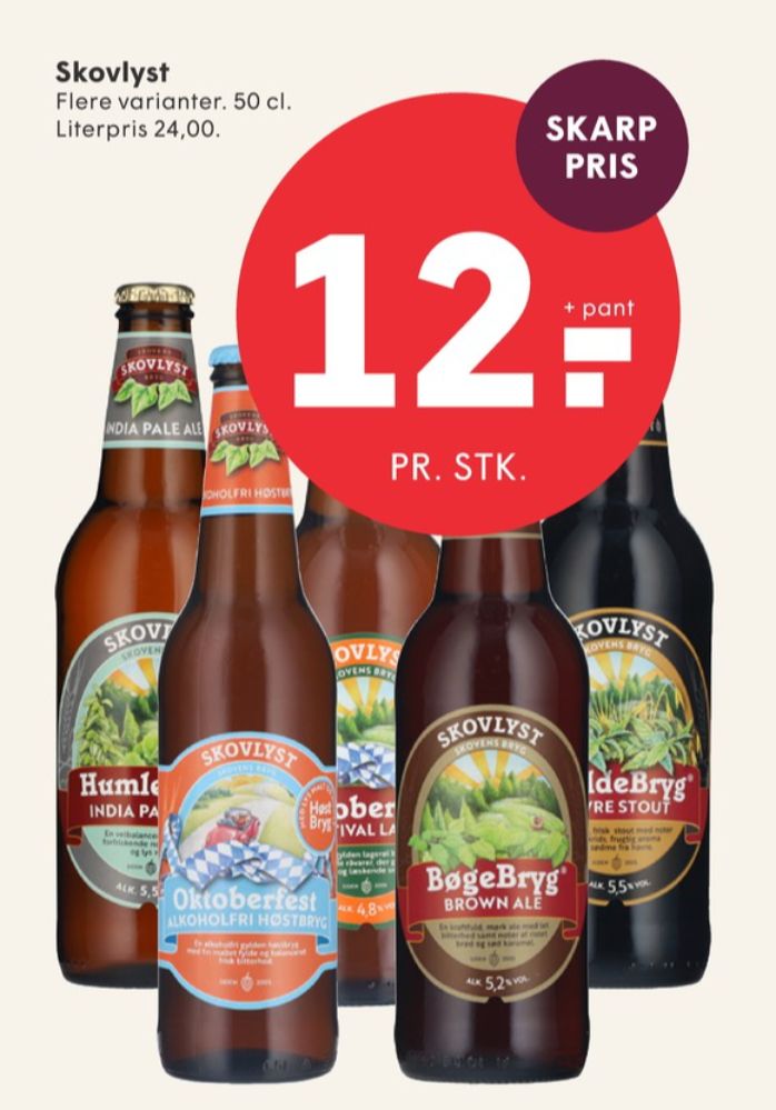 Skovlyst Oktoberfest, Øl - Alkoholfri