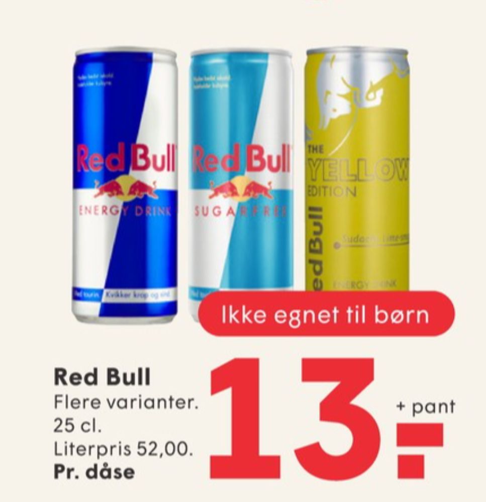 Red Bull Sugarfree, Energidrik