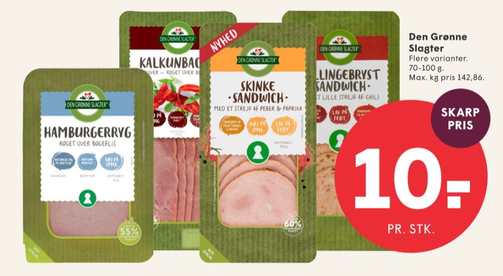 Den Grønne Slagter, Kalkunbacon