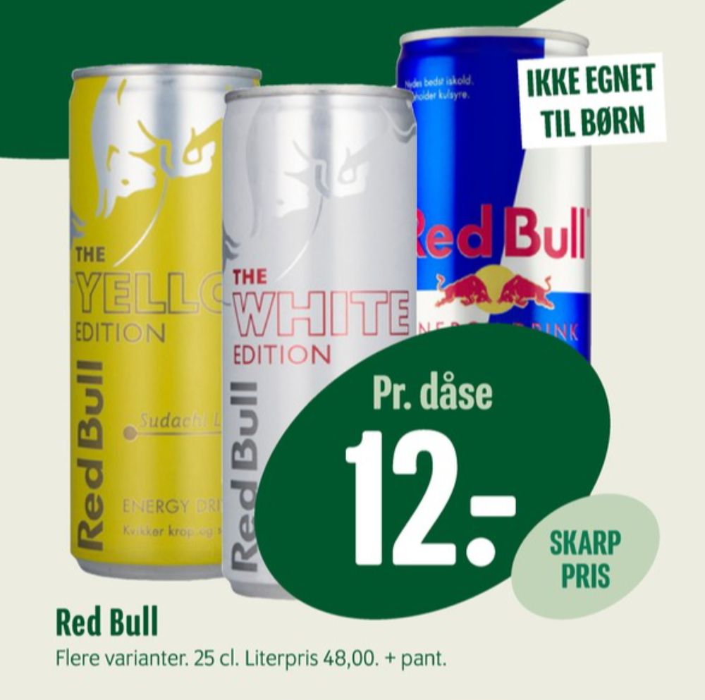 Red Bull The White Edition, Energidrik