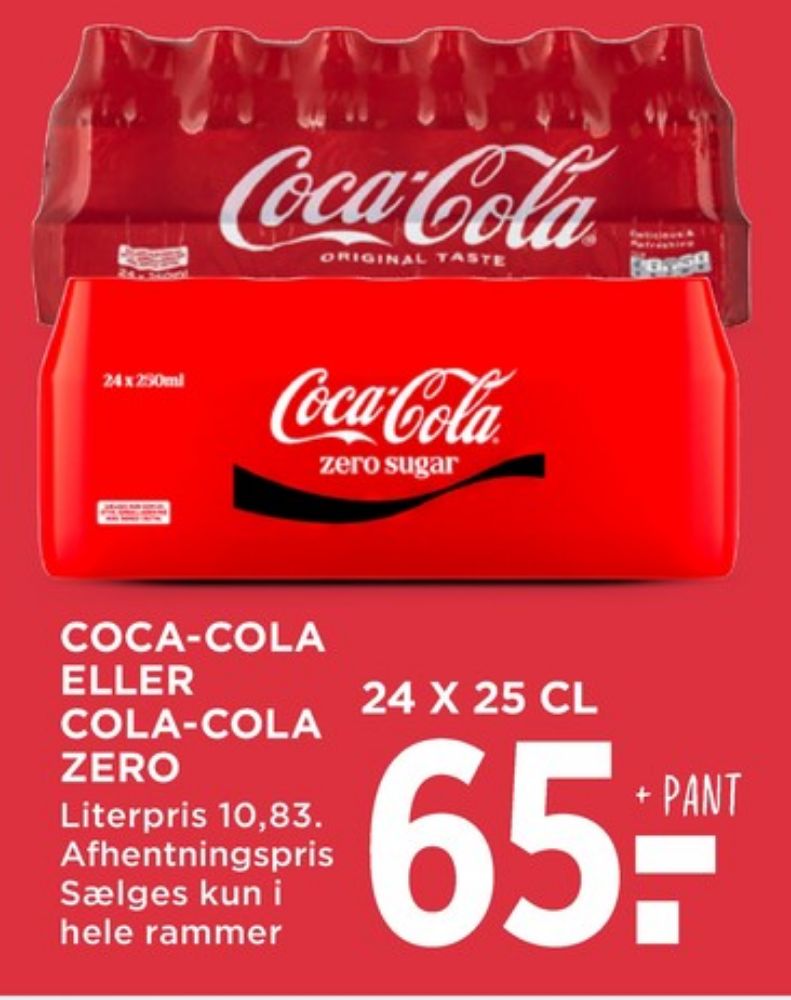 Coca Cola Zero, Cola 24 pk.