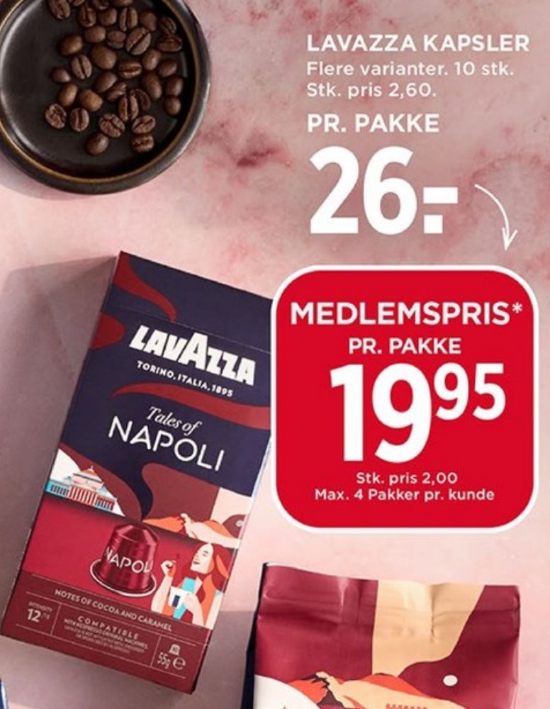 LavAzza Tales of Napoli, Kaffekapsler