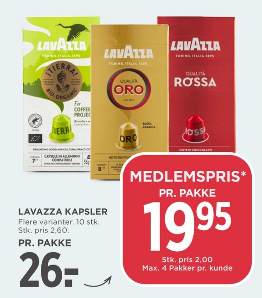 LavAzza Tierra For Planet, Kaffekapsler