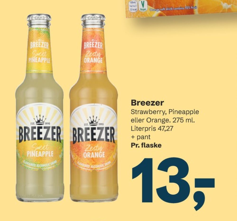 Bacardi Breezer, Zesty Orange RTD