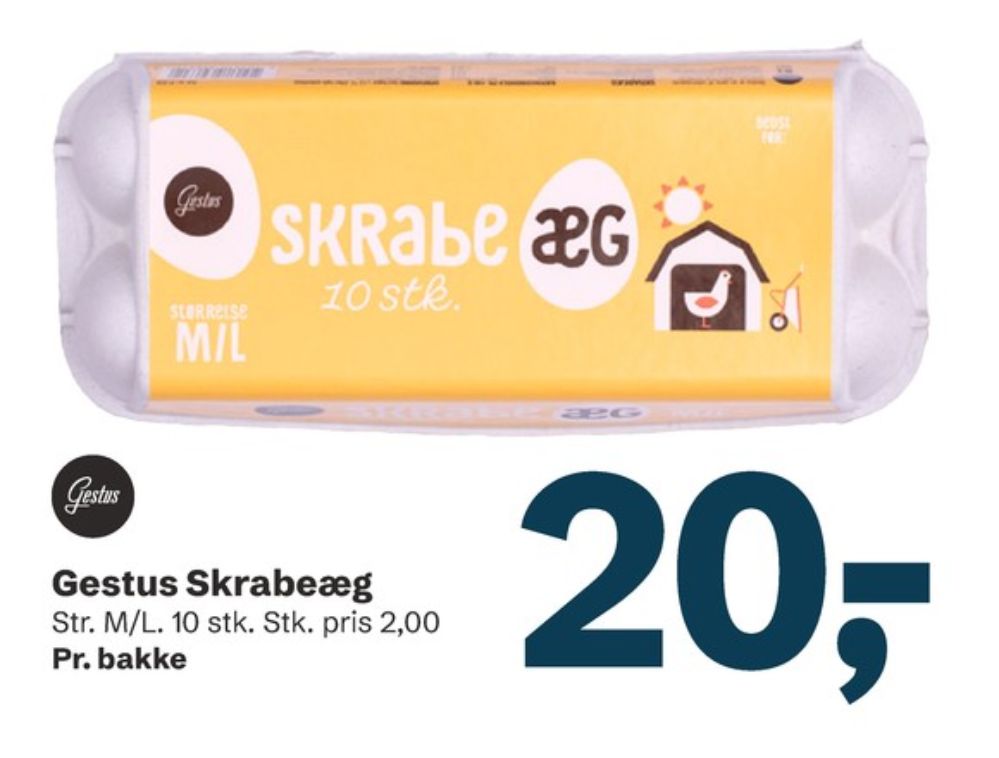 Gestus, Skrabeæg M/L