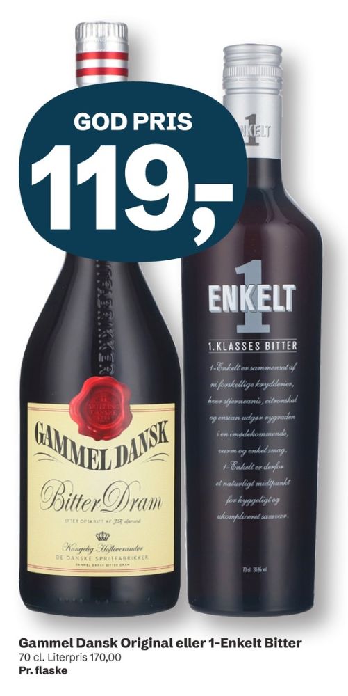 Gammel Dansk, Bitter