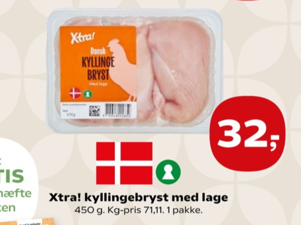Xtra, Kyllingebrystfilet