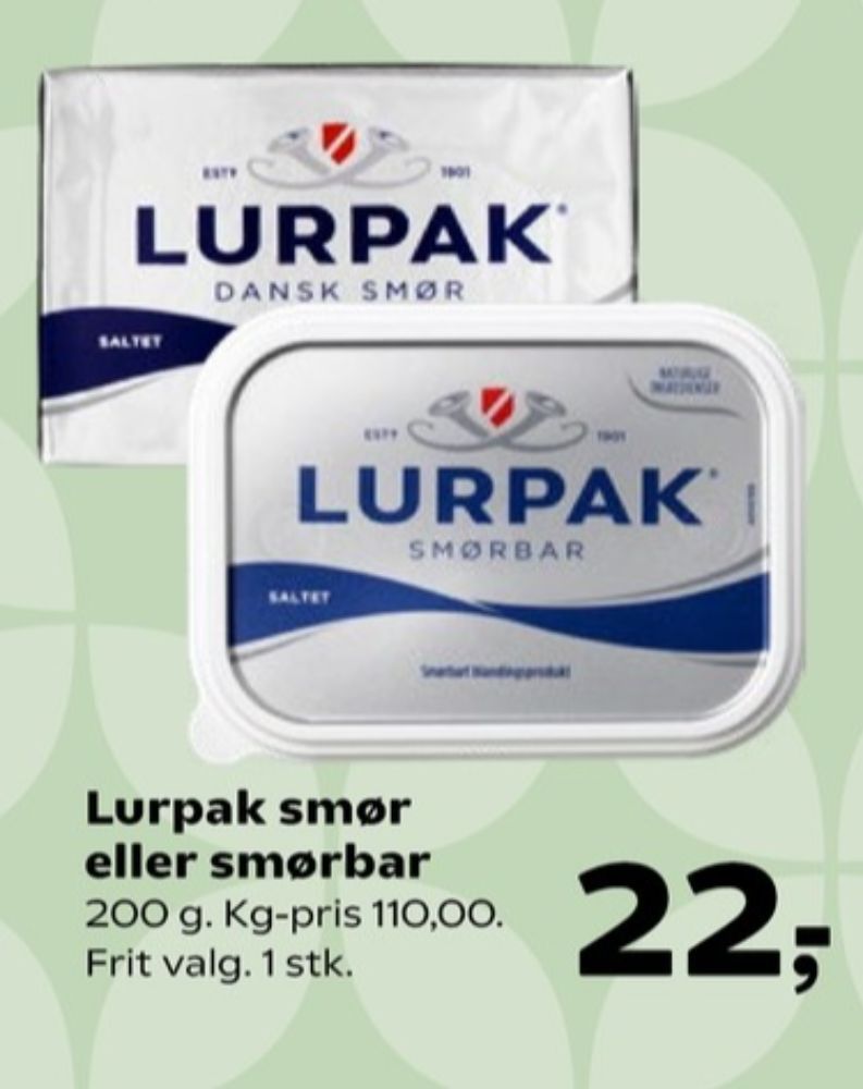 Lurpak, Smør