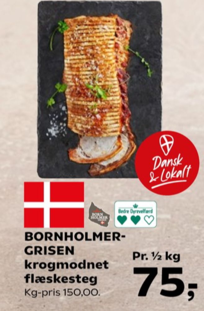 Bornholmergrisen, Flæskesteg