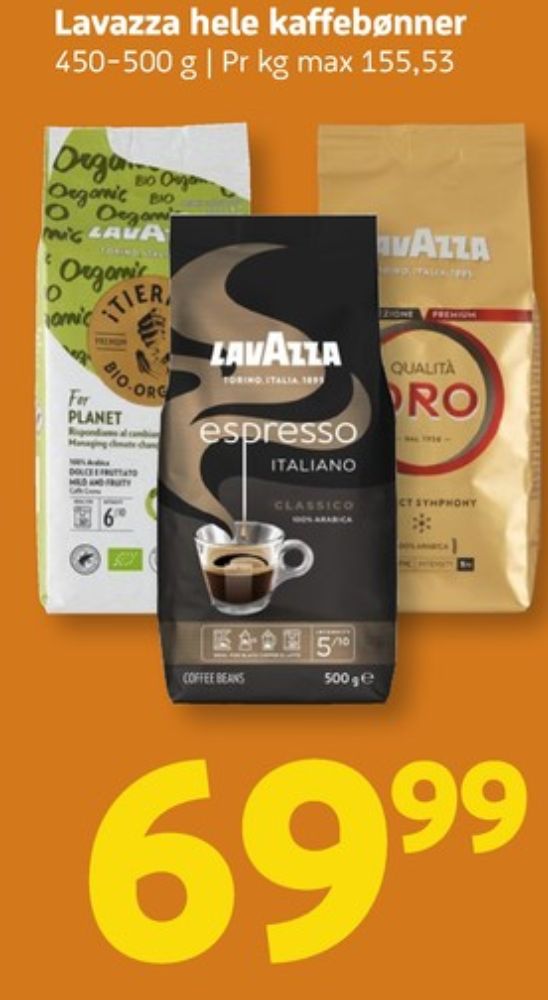 LavAzza Qualita Oro, Kaffebønner