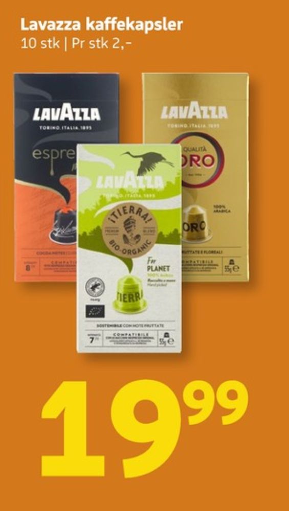 LavAzza Espresso Maestro Lungo, Kaffekapsler