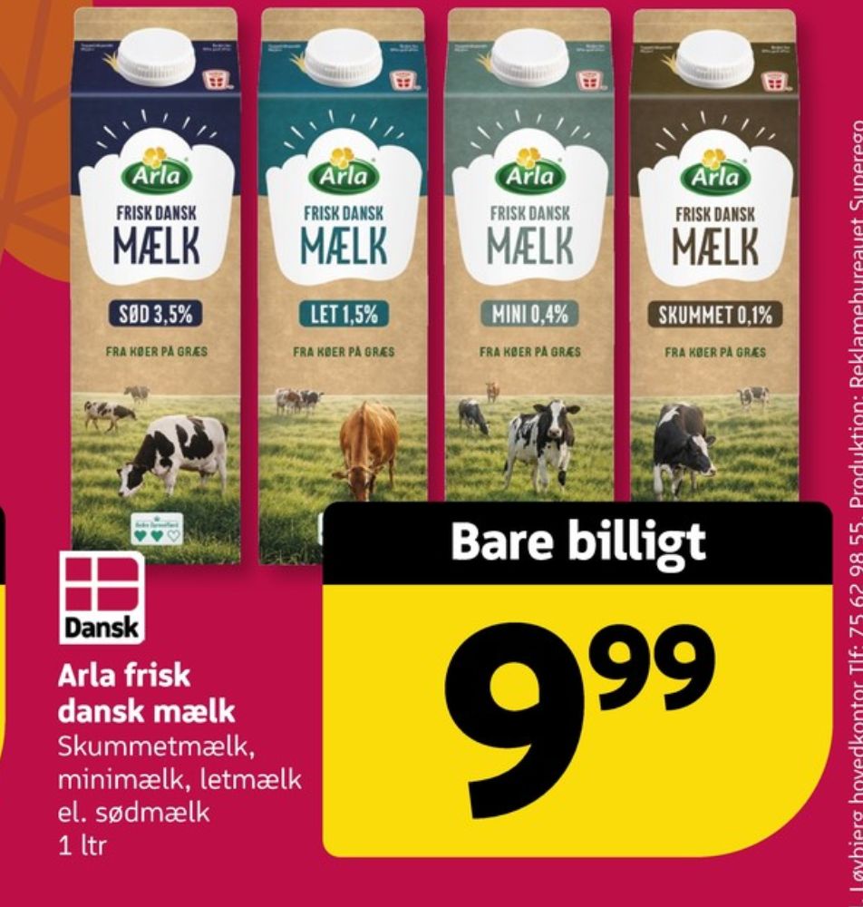 Arla, Letmælk