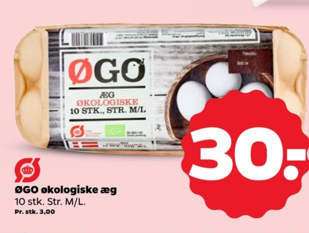 ØGO, Økologiske æg M/L