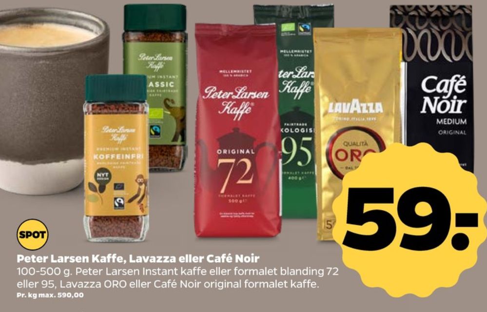 Peter Larsen Classic, Instant Kaffe