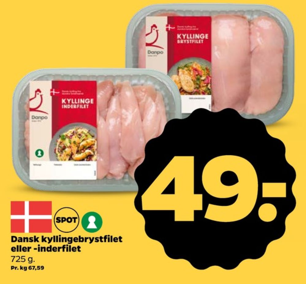 Danpo, Kyllingebrystfilet