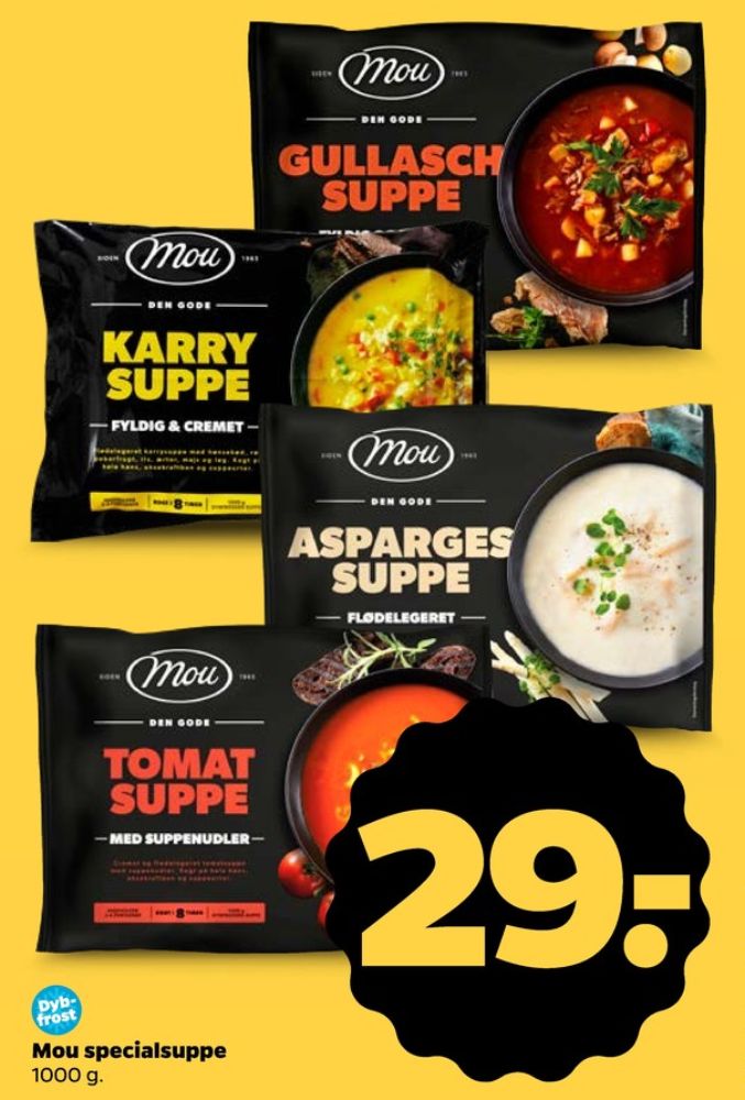 Mou, Aspargessuppe