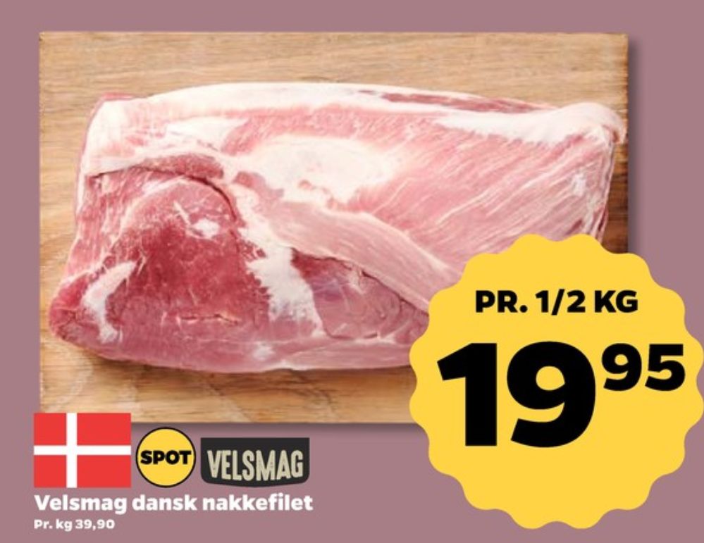 Velsmag, Nakkefilet