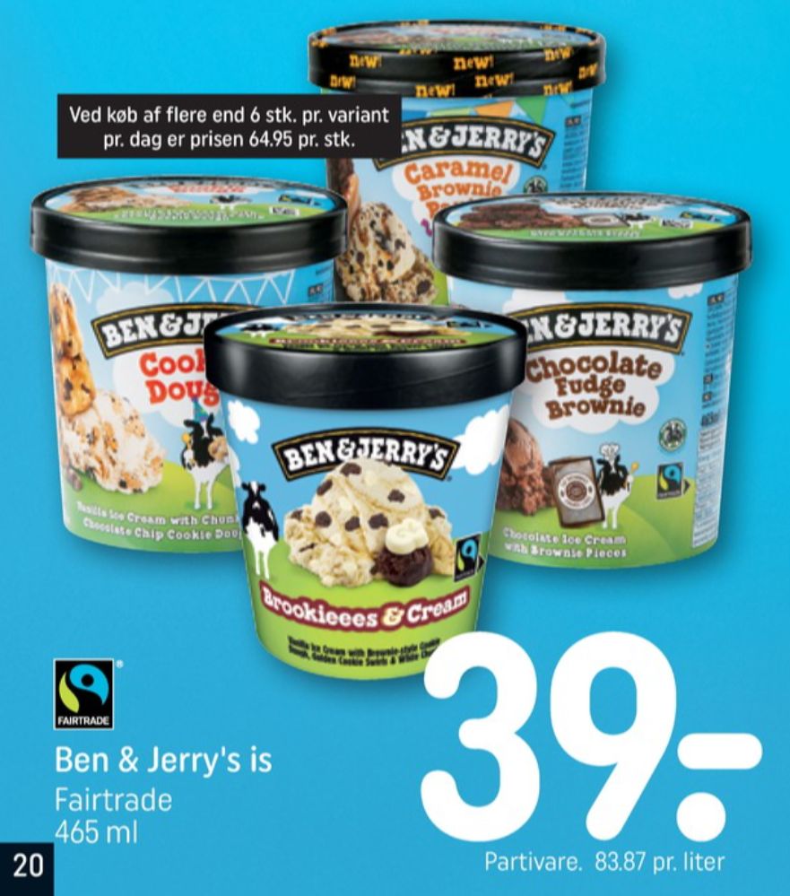 Frisko Ben & Jerry's, Caramel Brownie Party is