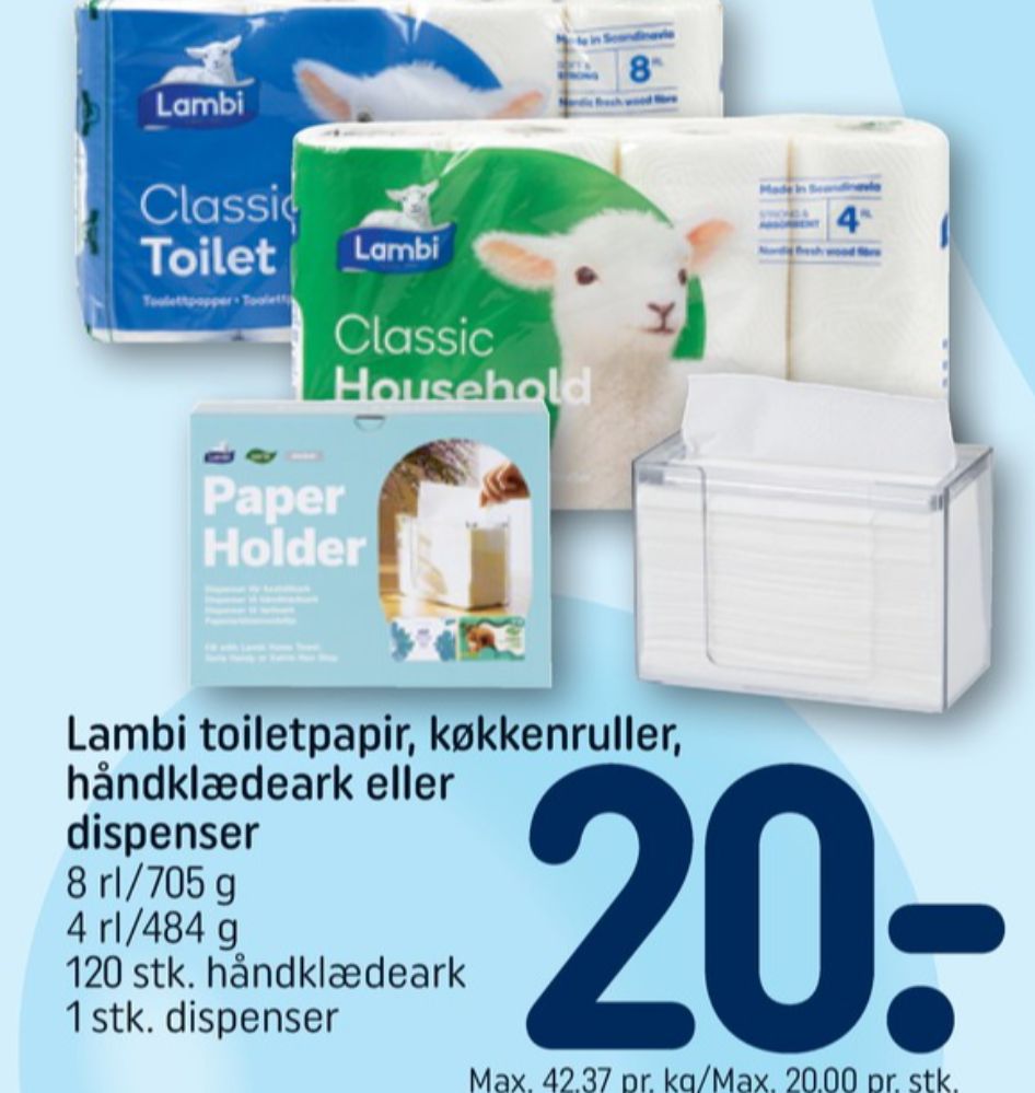 Lambi Classic, Toiletpapir