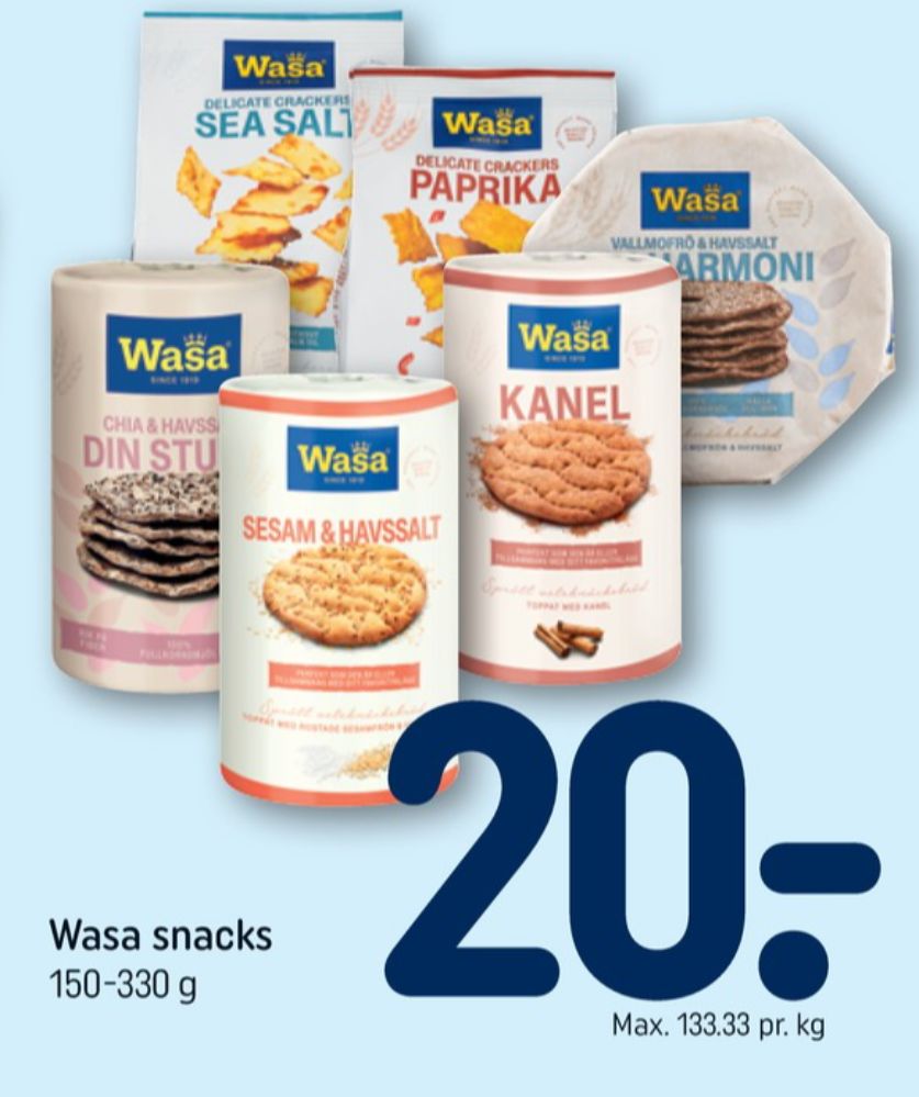 Wasa, Kanel knækbrød