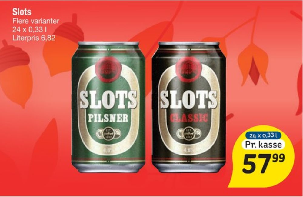 Slots Pilsner, Øl 24 pk.