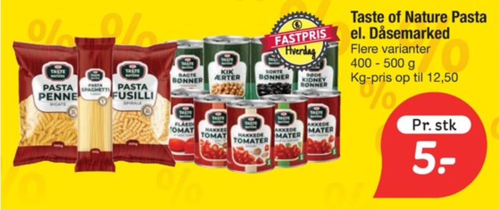 Taste of Nature, Pasta Fusilli Spirale