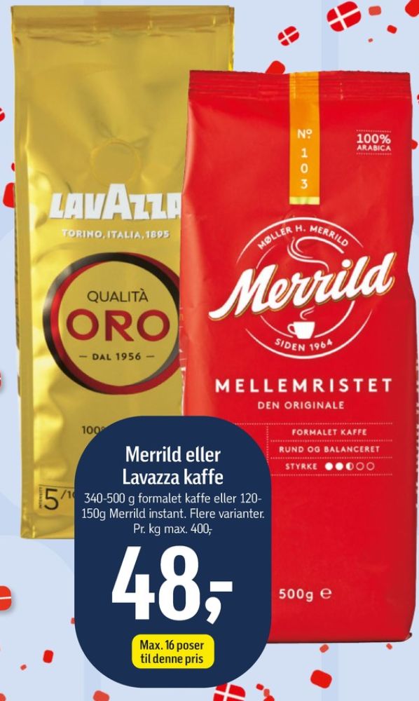 LavAzza Qualita Oro, Kaffe Formalet