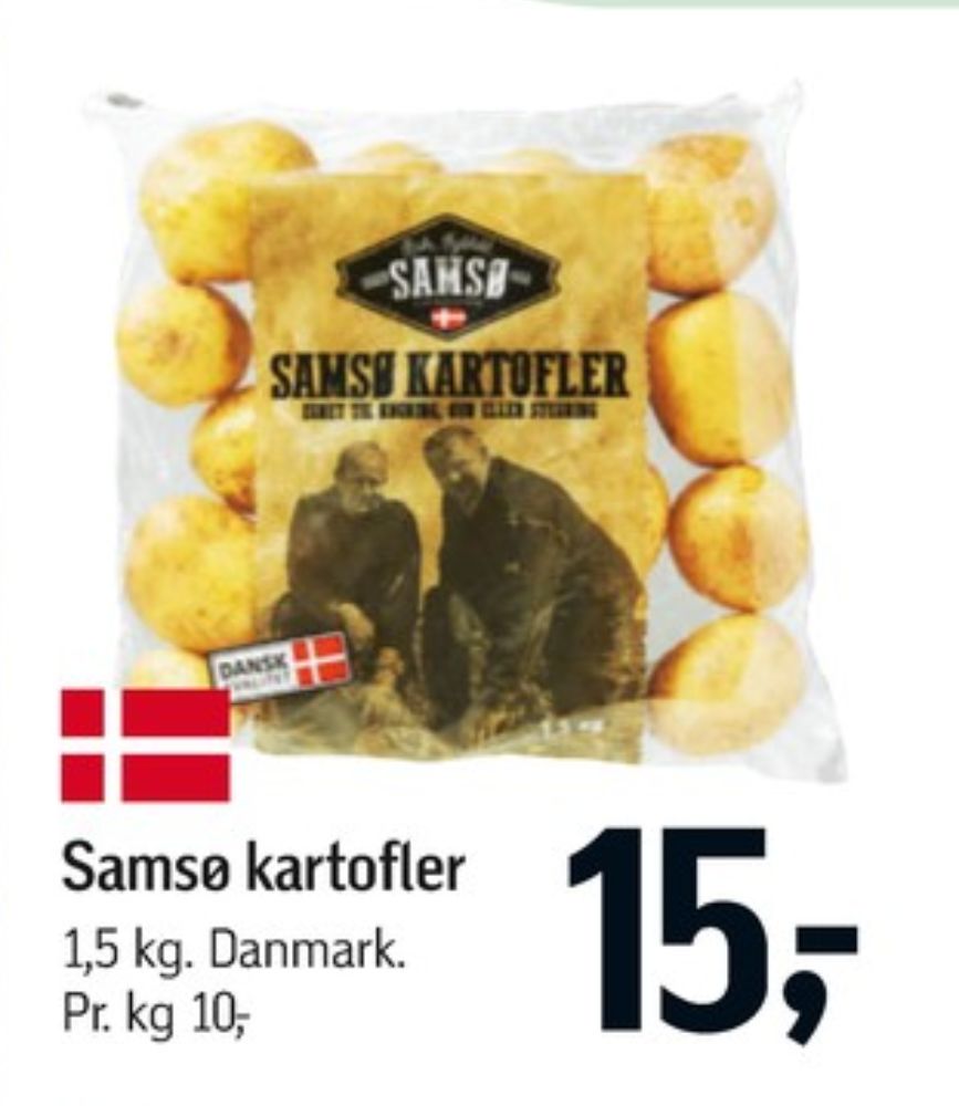 Samsø, Kartofler