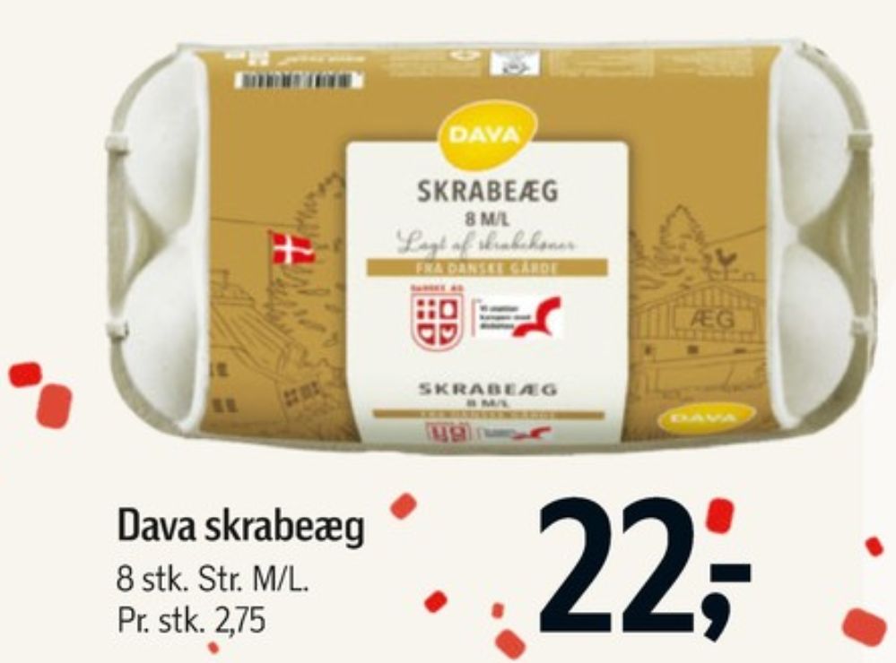 DAVA Foods, Skrabeæg M/L