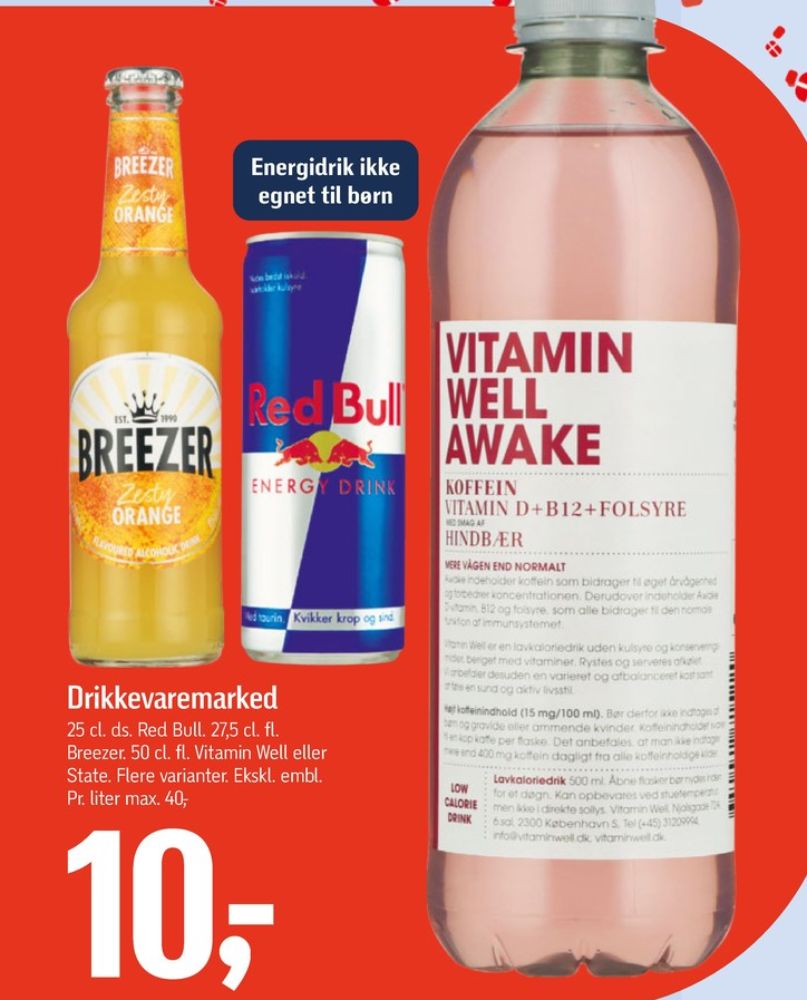 Red Bull Energy, Energidrik