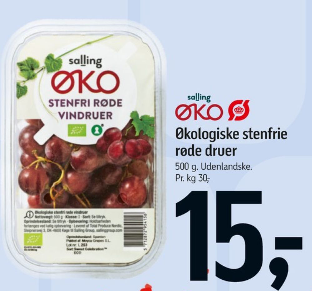 Salling ØKO, Vindruer
