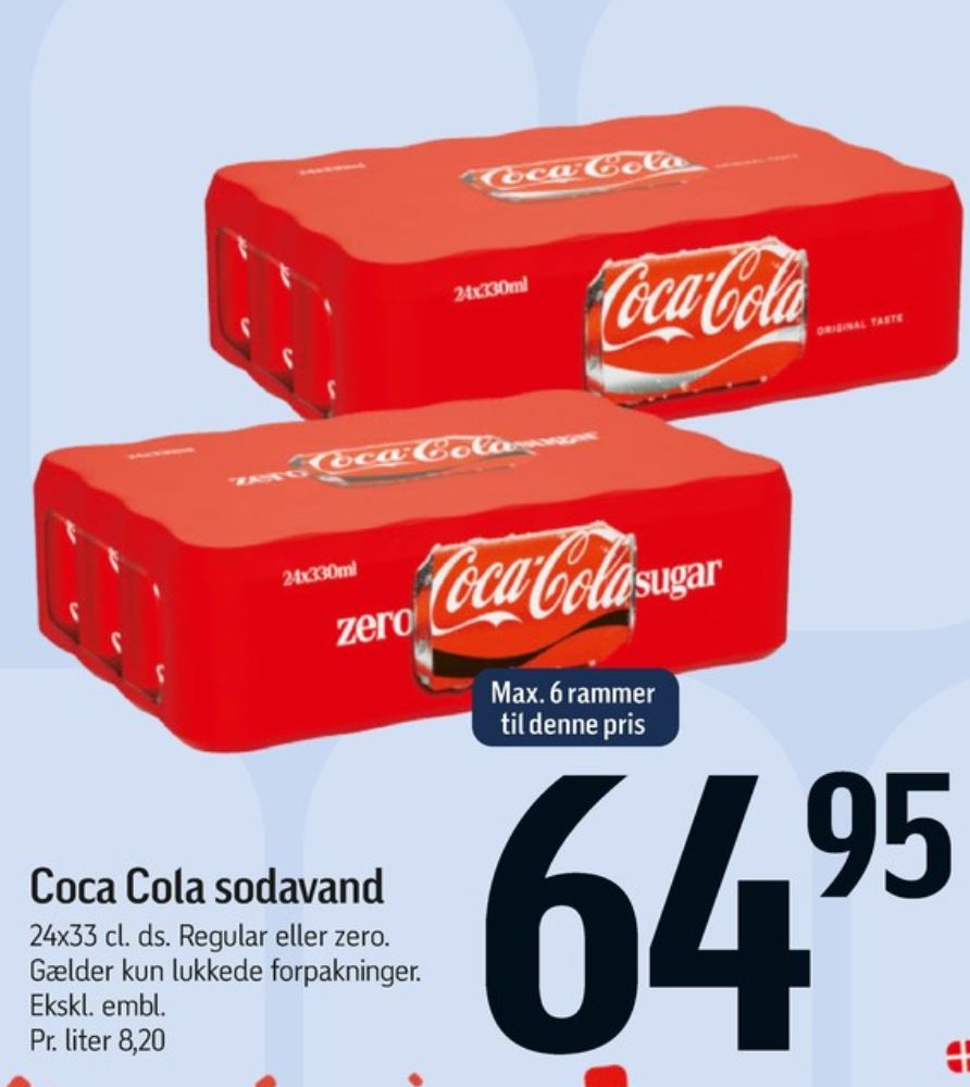 Coca Cola Zero, Cola 24 pk.