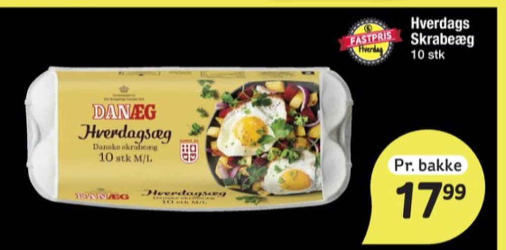 Danæg, Hverdagsæg M/L