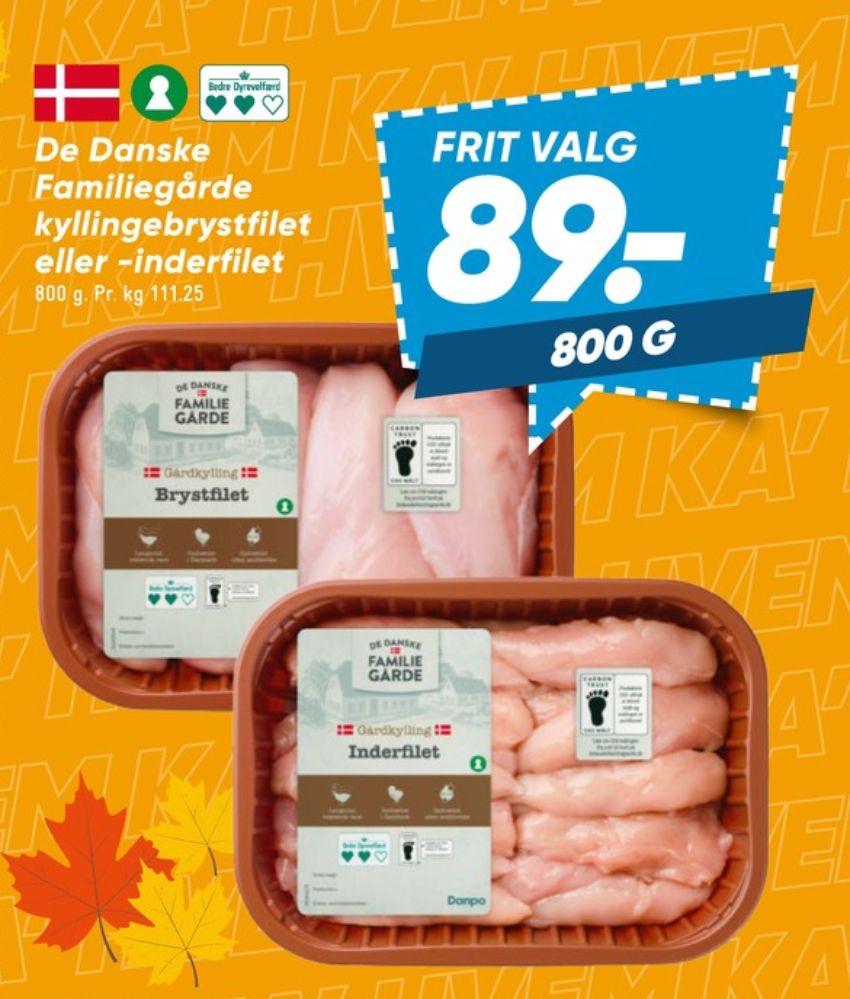 De Danske Familiegårde, Kyllingeinderfileter