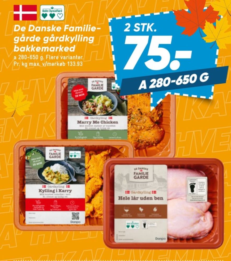 De Danske Familiegårde, Kyllingelår