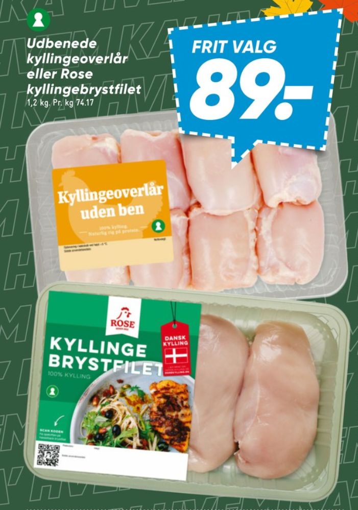 Rose, Kyllingebrystfilet