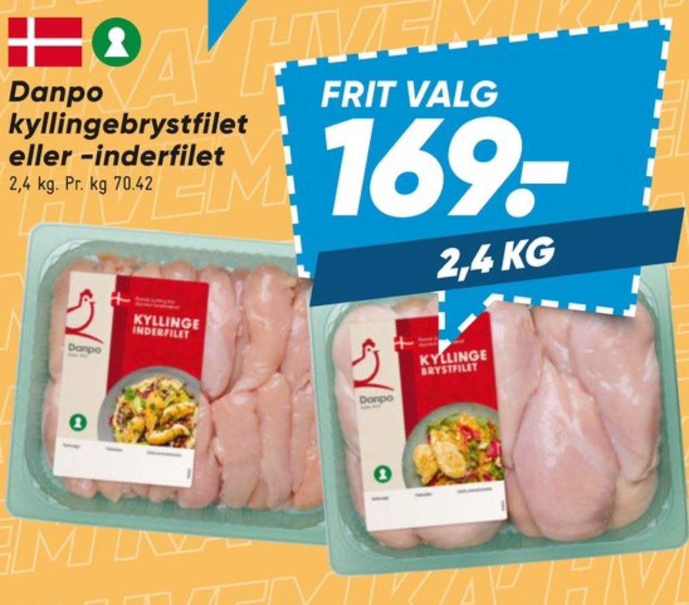 Danpo, Kyllingebrystfilet