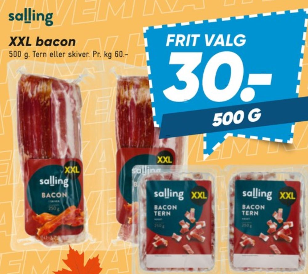 Salling, Baconskiver