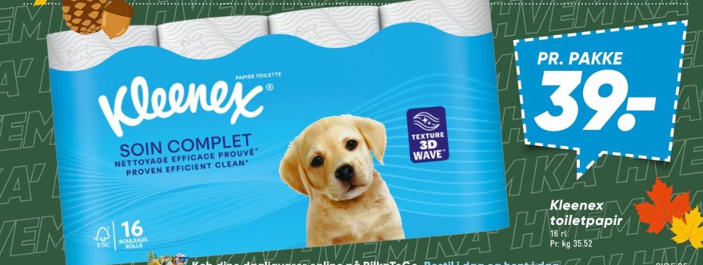Kleenex, Toiletpapir