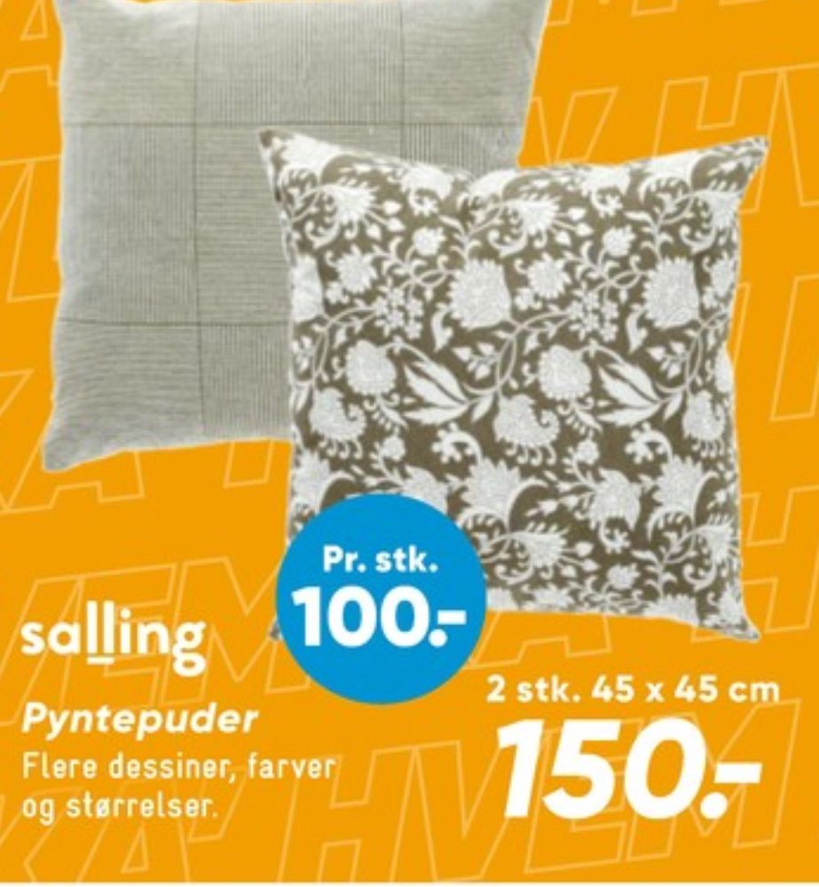 Salling, Puder