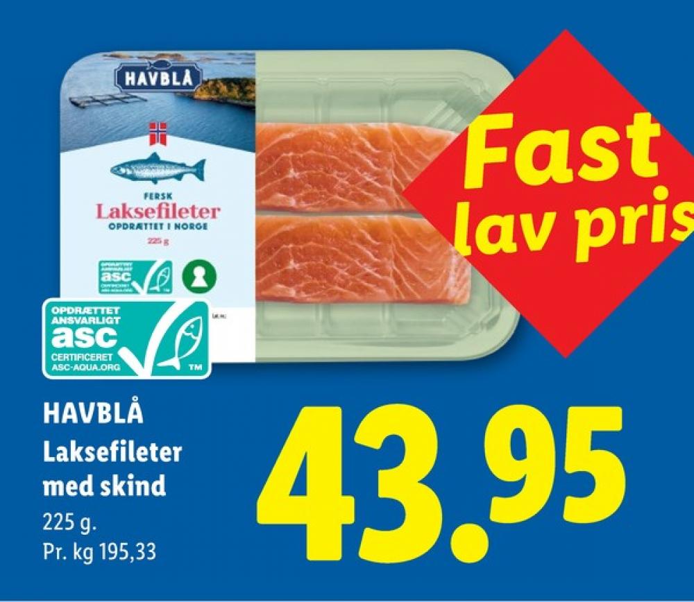 Havblå, Laksefilet
