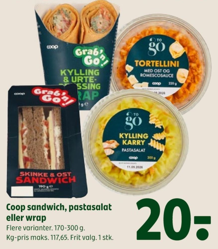 Coop, Kylling Karry Pastasalat