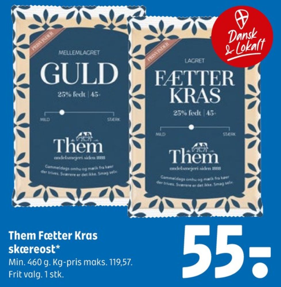 Them Ost, Skæreost Fætter Kras lagret