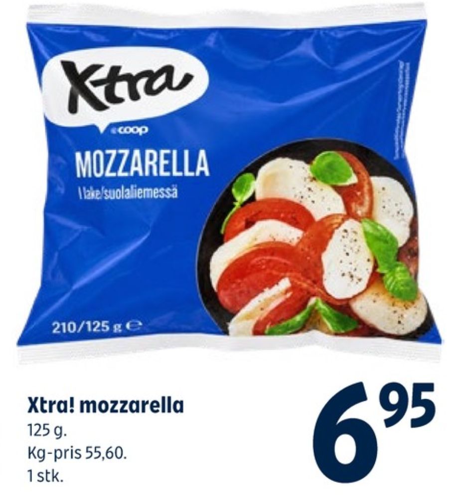 Xtra, Mozzarella